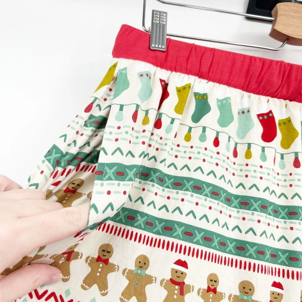 Little Sleepies Mens Christmas Festive Fair Isle Bamboo Pajama Pants Size XXL‎